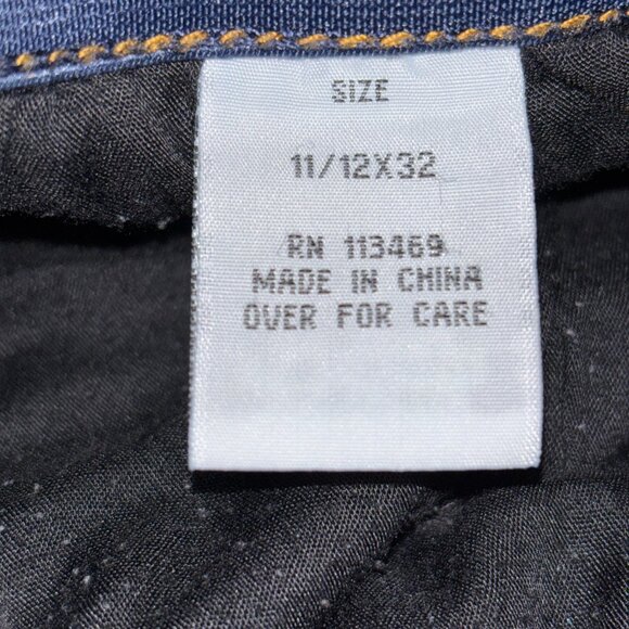 Rod’s True Western Jeans Women’s 11/12x32 Embroidered Bootcut Denim Blue - Picture 11 of 15